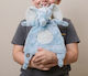 Beppe Plush Toys Baby Comforter Nani Elephant Eliott Light Blue