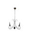 Epiplo-Fos Kronleuchter 2xE14 Ø50cm Schwarz 0600755