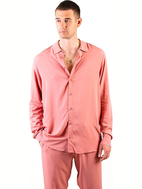 Nineteen Apparel Club Long-sleeved Shirt Pink