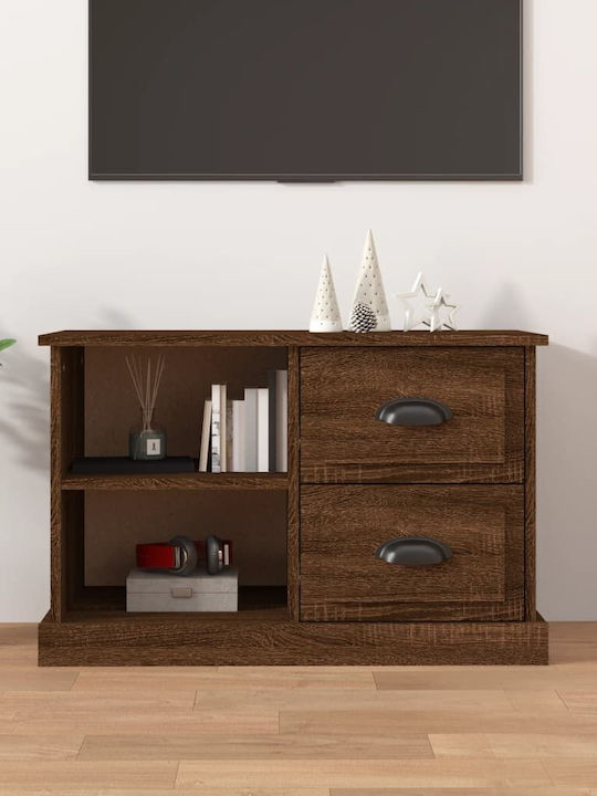 Particle Board TV Furniture with Drawers Brown ...