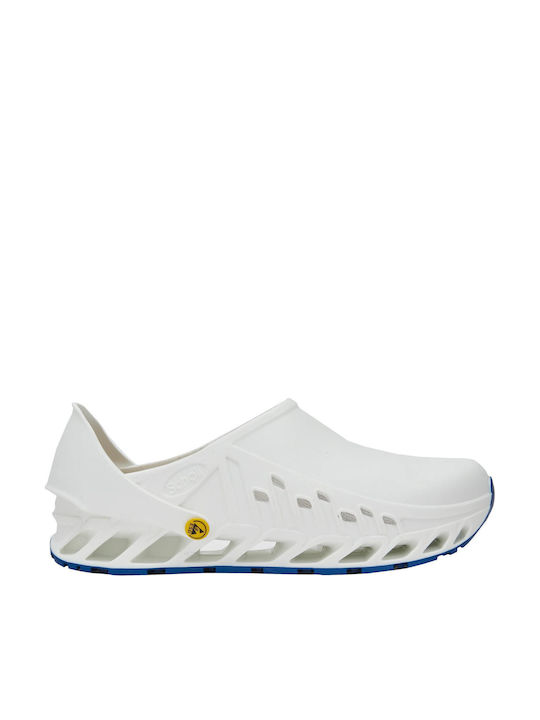 Scholl Anatomic Clogs White