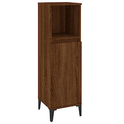 vidaXL Cabinet de baie L30xA30xÎ100cm Stejar