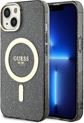 Guess Silicone Back Cover Glitter Gold (iPhone 14 Plus)