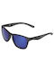 4F Men's Sunglasses with Gray Plastic Frame and Blue Mirror Lens 4FSS23ASUNU023-33S