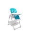 Gusto 3 Klappbares Baby Hochstuhl Mit Höhenverstellbar Blau