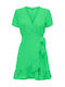 Only Sommer Mini Kleid Wickel Light Green