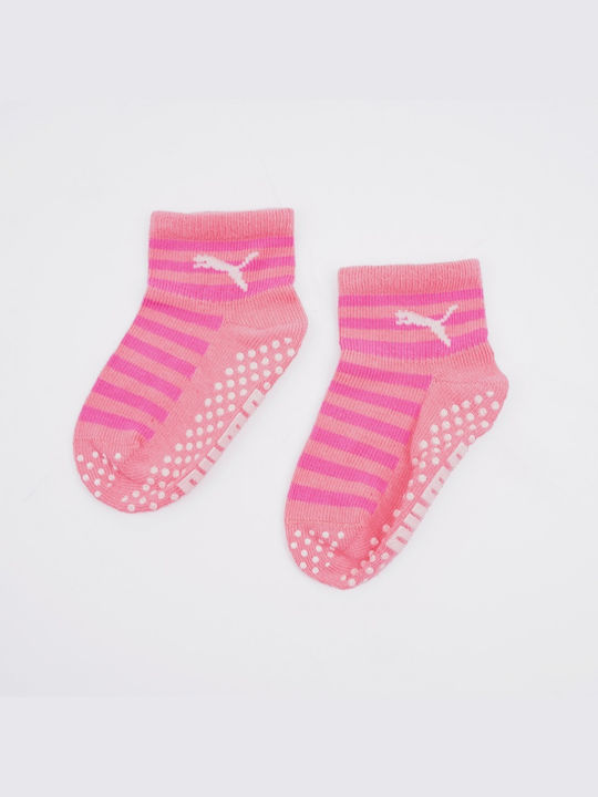 Puma Girls 2 Pack Ankle Socks Pink