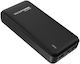 RealPower PB-20000 SE Power Bank 20000mAh cu Port USB-A și 2 Porturi USB-C Negru