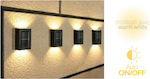 Fos me Set Wall Mounted Solar Lights 4pcs