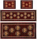 Newplan Church Carpet Lydia G105A (2128A) Cherry 100x130cm 5-10-LYDIΑ-G105A-CHER-100X130 5-10-LYDIΑ-G105A-CHER-100X320