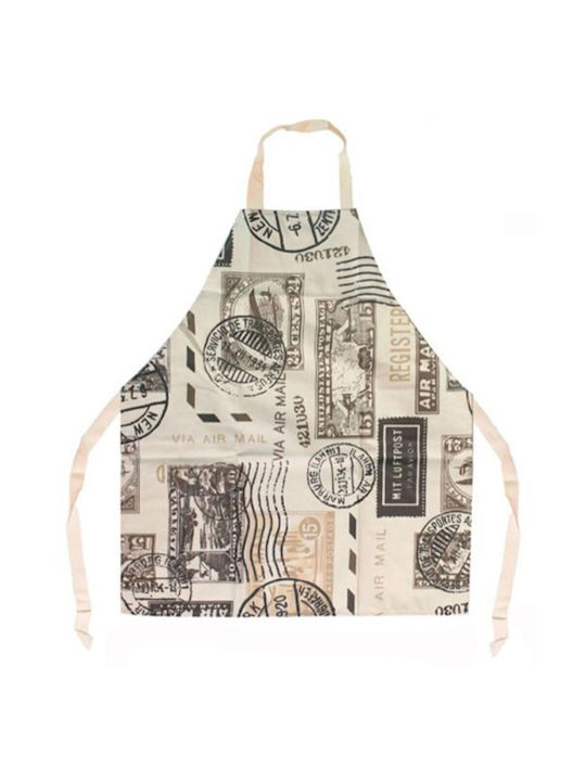 Waterproof Apron Beige 68x58cm