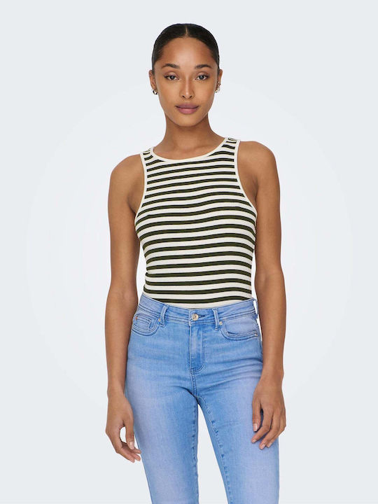 Only Women's Summer Blouse Sleeveless Striped K...