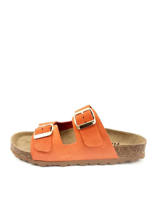 Flivver Leder Flache Sandalen für Damen Anatomi...