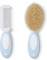 Saro Baby Brush & Comb Blue 2pcs