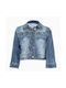 Losan Kids Denim Jacket Short Blue