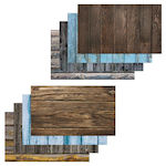 Irisfot Wood 8 Pack Фотографско Фон Многоцветен