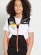 Kids' Sports Jacket Sleeveless Short with Hood White