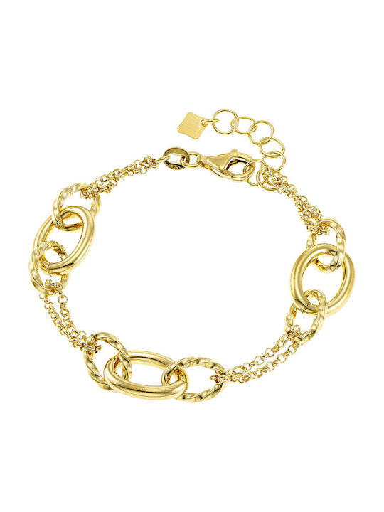 Vogue Bracelet Chain made of Silver Gold Plated