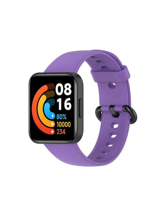 Λουράκι Σιλικόνης για Xiaomi Redmi Watch 2 Lite – Light Purple