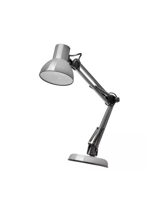 Emos Office Lamp with Foldable Arm for Socket E27 in Silver Color