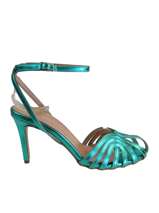 Alessandra Paggioti Sandalen Grün