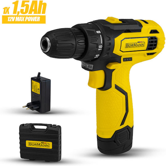 Bormann Pro BCD2020 Δραπανοκατσάβιδο Μπαταρίας 12V 1x1.5Ah