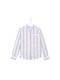 Losan Kids Striped Linen Shirt Light Blue