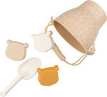 Swim Essentials Panther Beach Bucket Set with Accessories Beige 5pcs