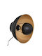 Atmosphera Keli Vintage Wall Lamp With Plug E27 Socket Black 29x29x16.5cm