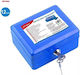 Kassenschrank mit Schloss 81010MCB00BL Blau