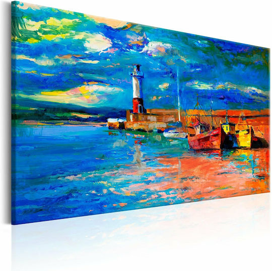 Polihome Peisaj Marin Tablou Tesatura 120x80cm