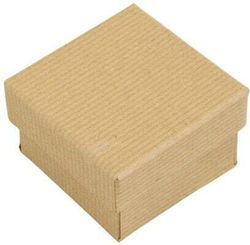 CARDBOARD BOX 6X6X4 SET/49 (KRAFT)