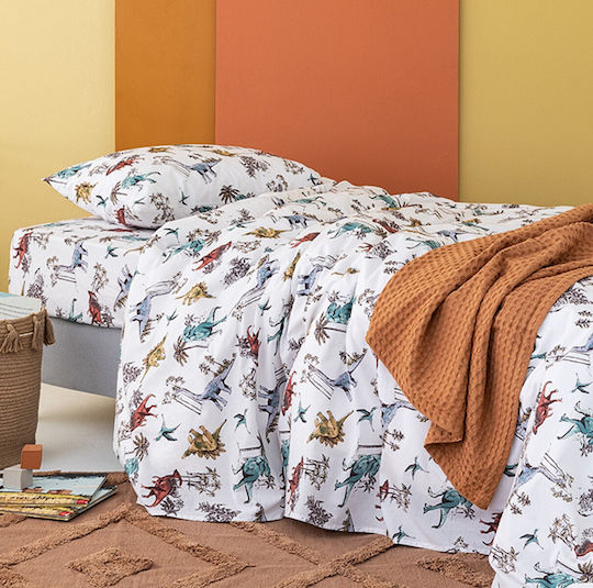 Palamaiki Kinder Kissenbezüge Set 50x75cm Weiß