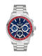 Gant Middletown Men's Watch 45mm Chronograph Battery with Silver Metal Bracelet