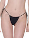 Luna Bikini Brazil with Ties Black