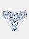 Dreams Print Bikini Slip White