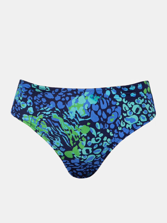 Spring Print Долнища на бански Слип Син