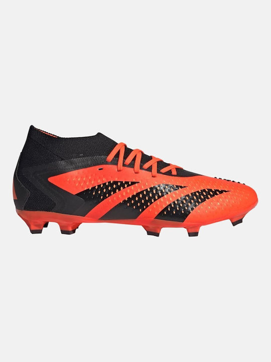 Adidas Predator Accuracy.2 FG Ψηλά Ποδοσφαιρικά Παπούτσια με Τάπες Team Solar Orange / Core Black