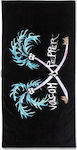 Volcom V Entertainment Pepper Beach Towel Cotton Black 155x100cm.