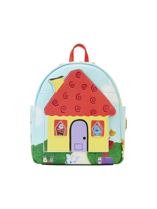 Loungefly Blues Clue's Open House Kinder Rucksack Rucksack Bunt 22.9cmx11.4cmx26.7cmcm