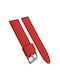 Silicone strap Red 18mm