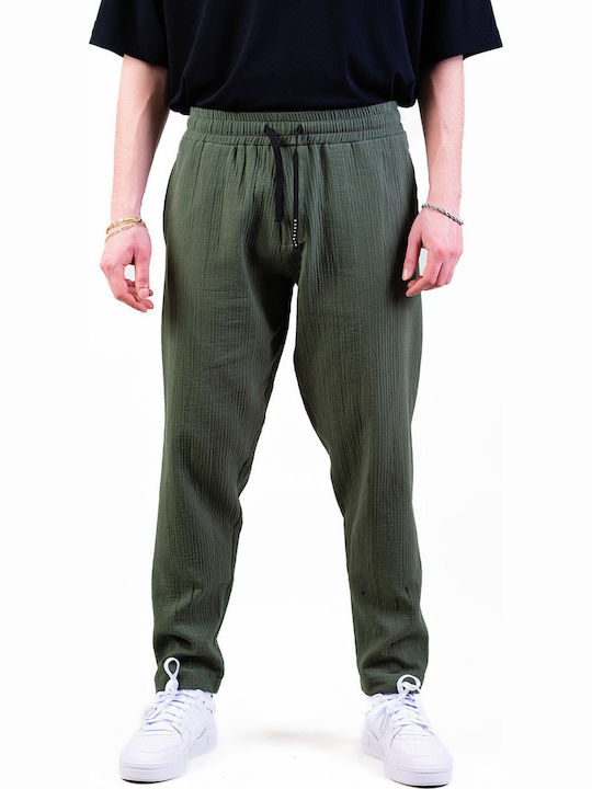 Nineteen Apparel Club 19123-1003 Παντελόνι Χακί