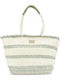 Verde Stroh Strandtasche Grün