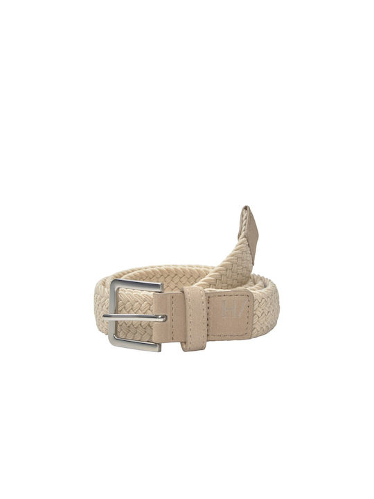 Selected Men's Knitted Belt Beige