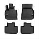 Frogum Set of Front and Rear Mats 4pcs Tray Type for BMW X3 / X4 2017 Black