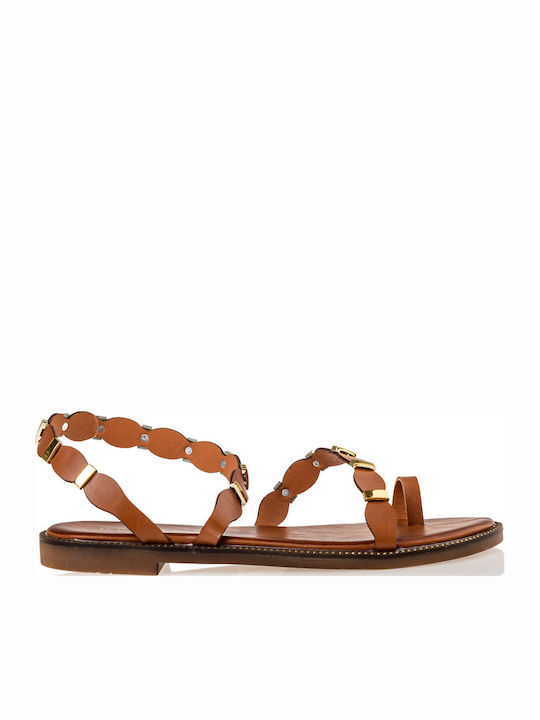 Envie Shoes Flache Sandalen für Damen in Braun ...