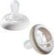 Tommee Tippee Orthodontic Silicone Pacifiers for 6-18 months White / Grey 2pcs