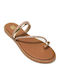 Women's Flat Sandals in Pink Color