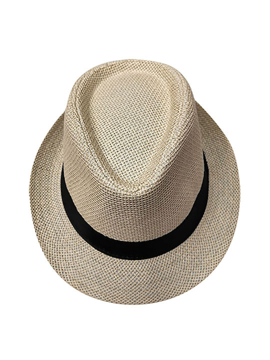 Summertiempo Material Pălărie bărbătească Pălărie cu boruri Bej