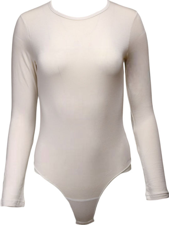 Apple Boxer Frauen Bodysuit Damen-Bodysuits Ecru